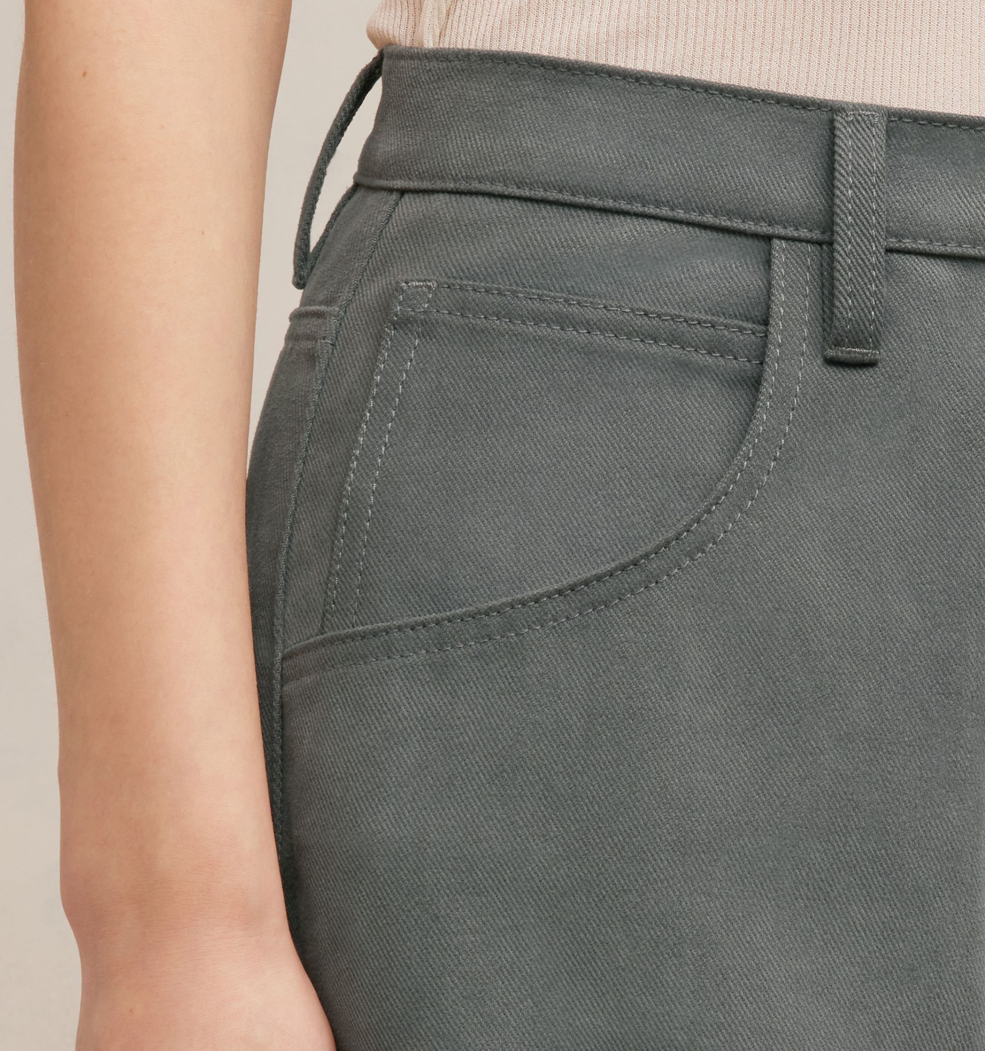 Straight Relaxed Trousers - 7