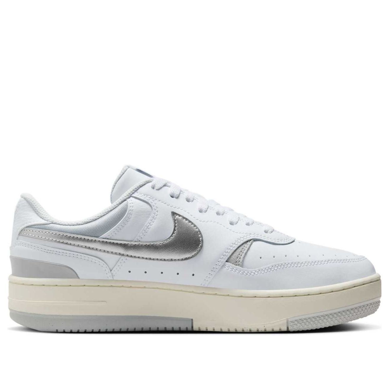 (WMNS) Nike Gamma Force 'White Light Smoke Grey Metallic Silver' HQ1674-100 - 2