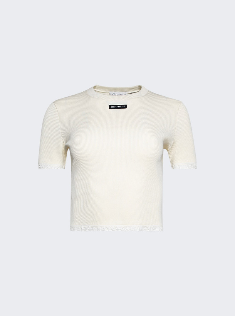 Short Sleeve Tee Avorio 1