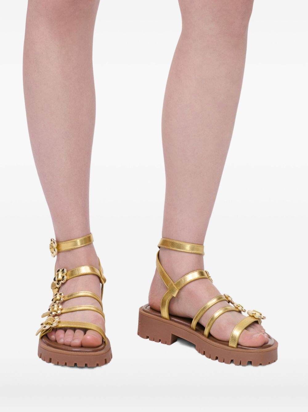 The Daisy metallic sandals - 7