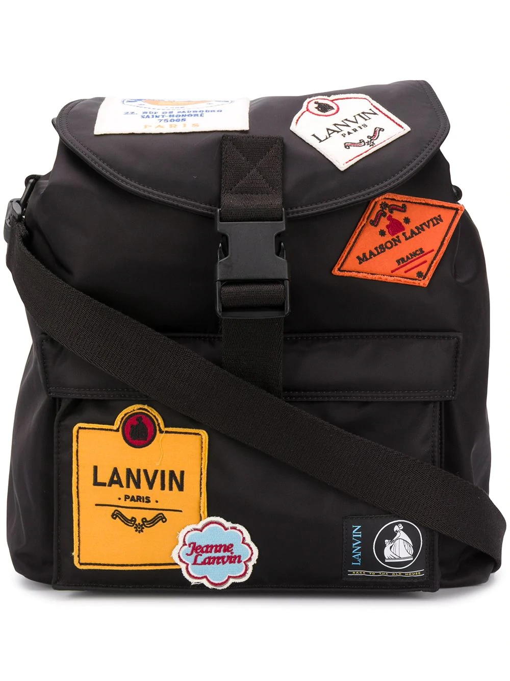 logo-patch backpack - 1