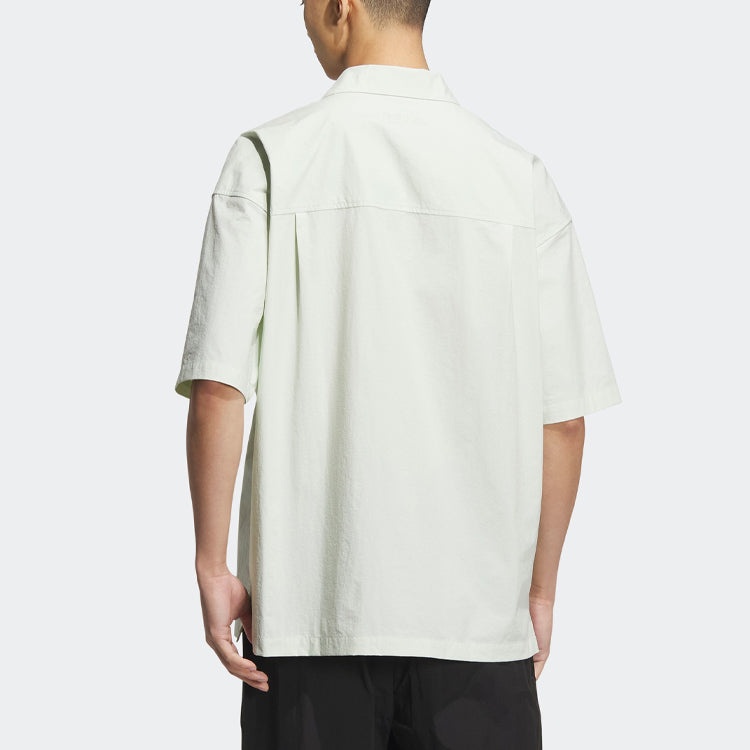 adidas Originals Short Sleeve Shirt 'Linen Green' IK8625 - 3