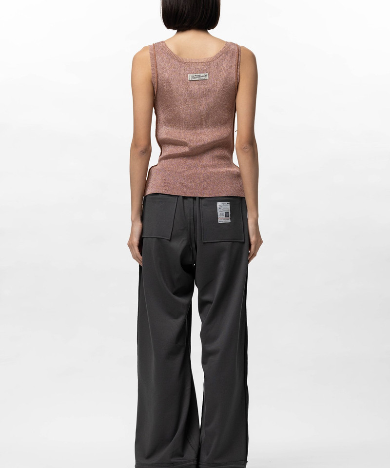 Inside-Out Glitter Knit Tank-top 9