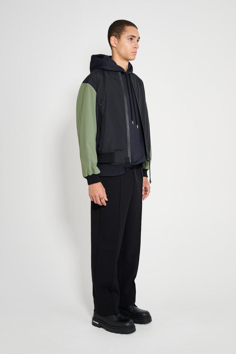 Bredsand Zip Bomber Jacket Black 4