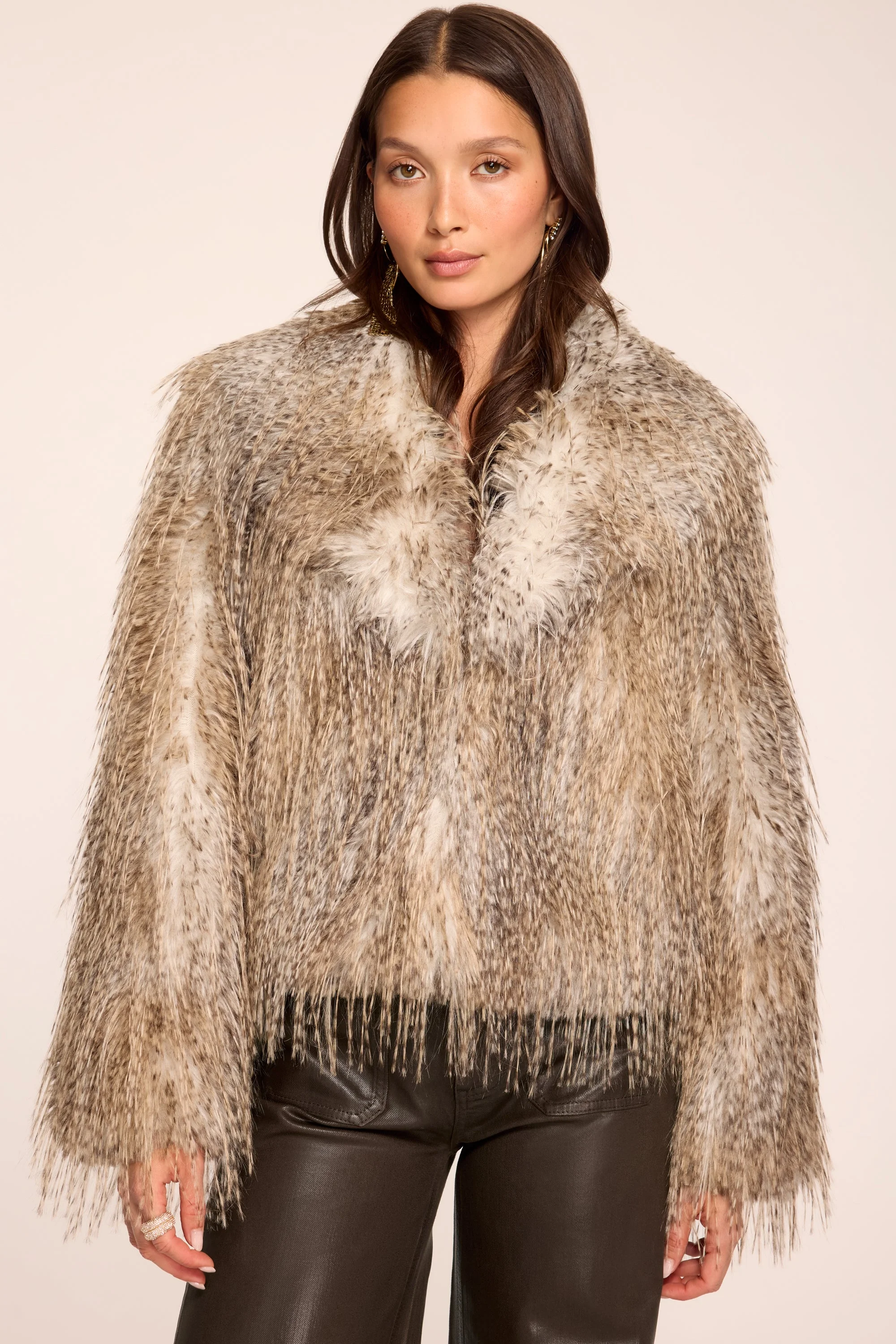 Lacey Faux Fur Jacket - 1