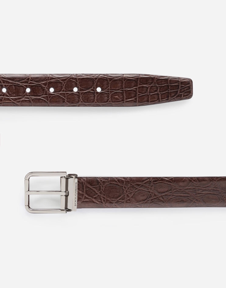 Crocodile nappa belt - 2