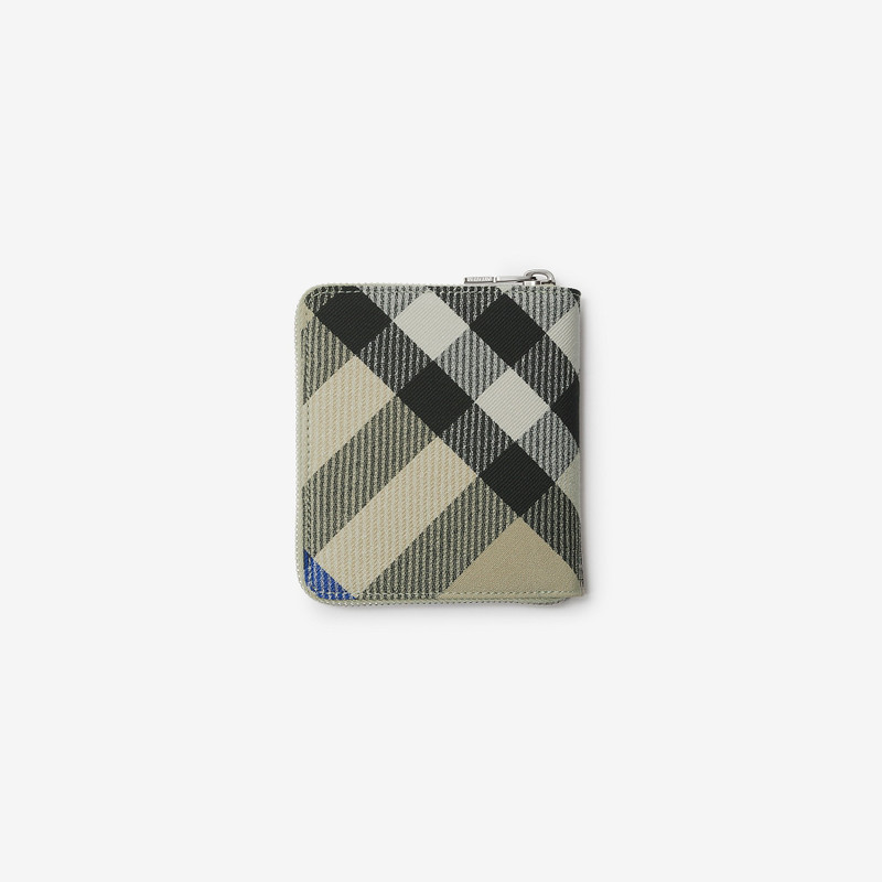 Medium Check Zip Wallet 3