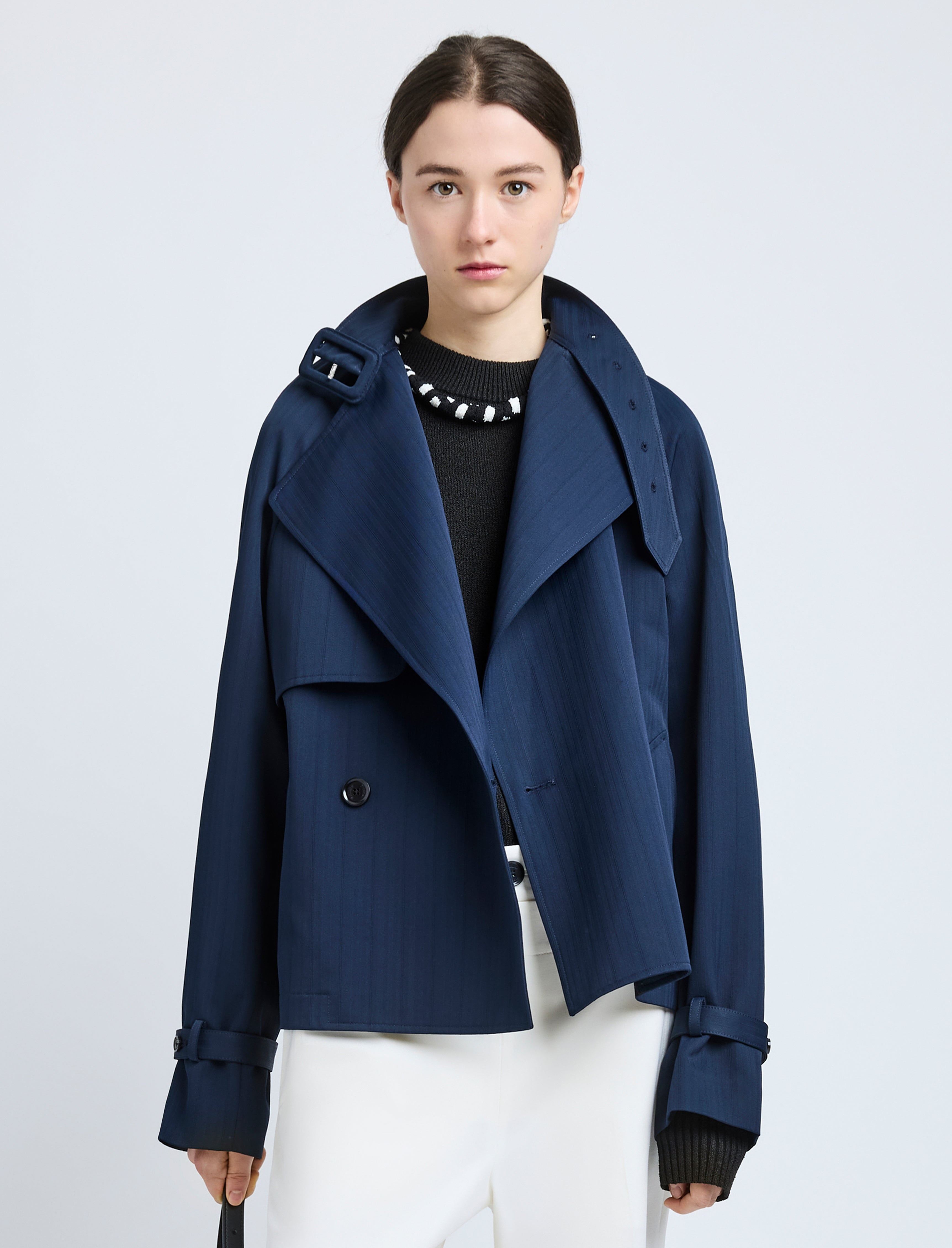 Larissa Jacket in Technical Nylon Jacquard - 2