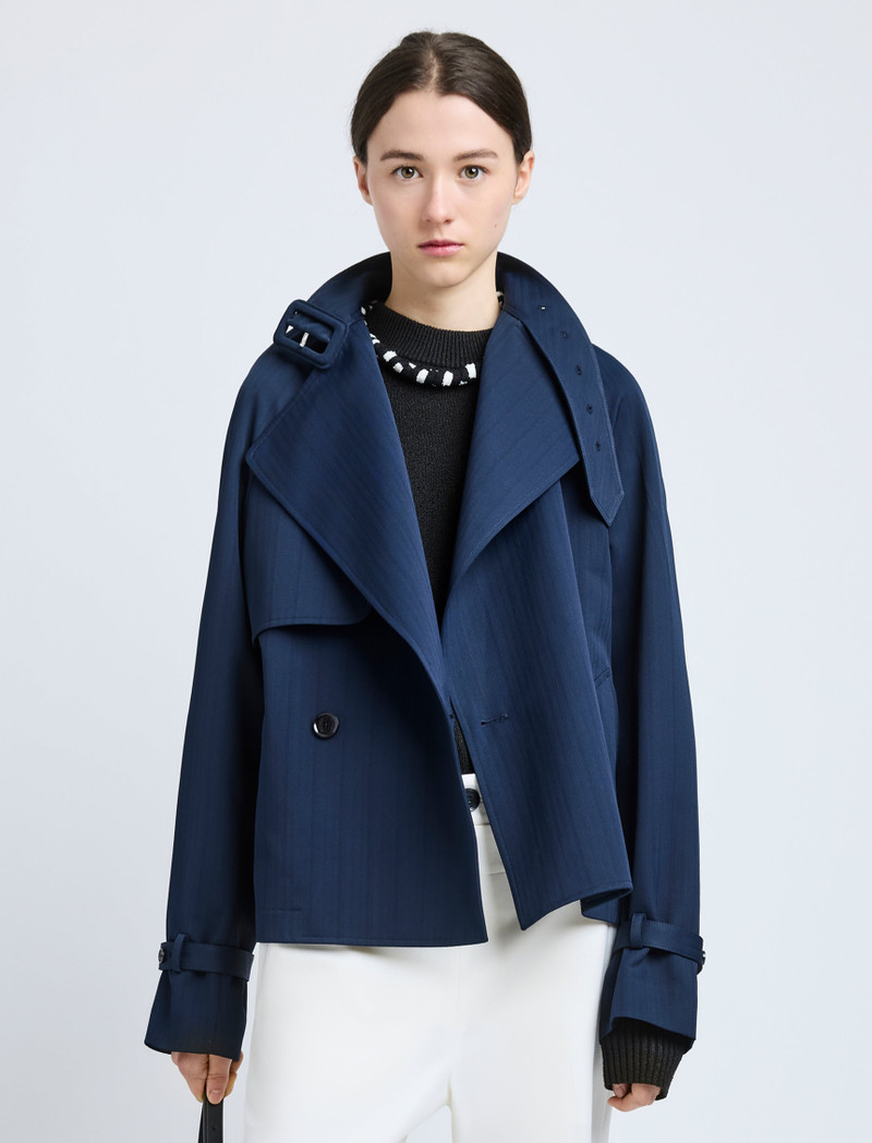 Larissa Jacket in Technical Nylon Jacquard 2