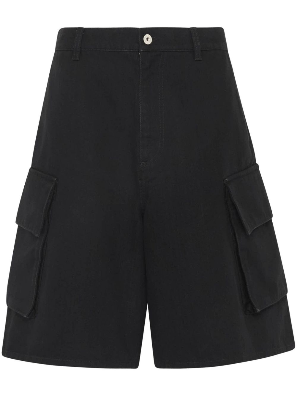 cargo denim shorts - 1
