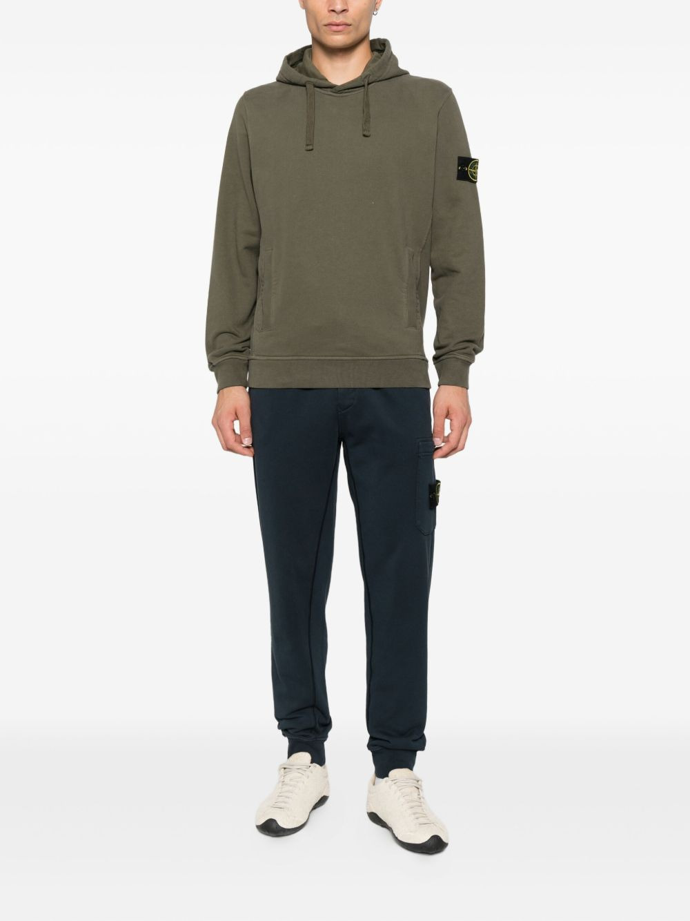 patch-pocket drawstring trousers - 2