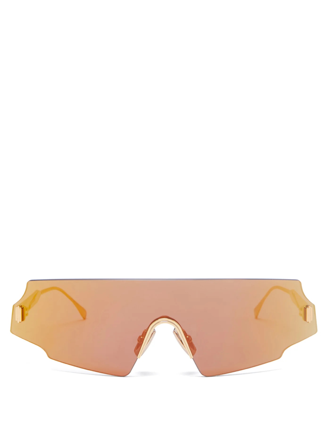 Mirrored mask sunglasses - 1