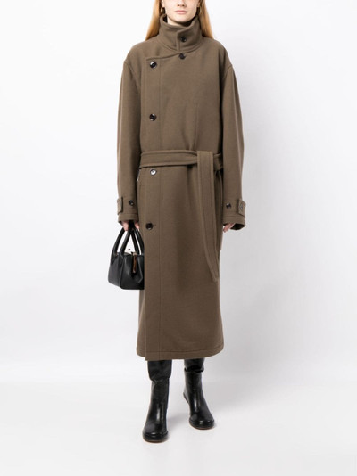 Lemaire wrap belted wool coat outlook