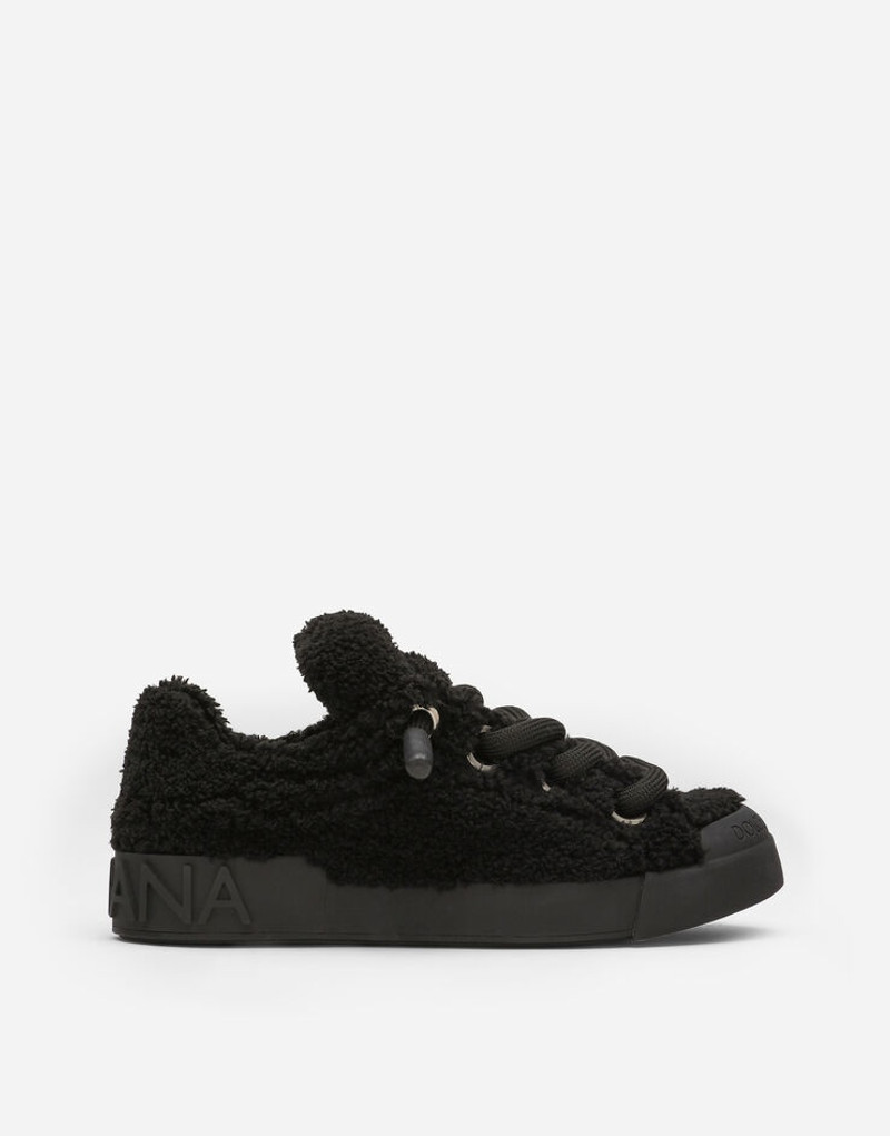 Faux fur Portofino sneakers 1