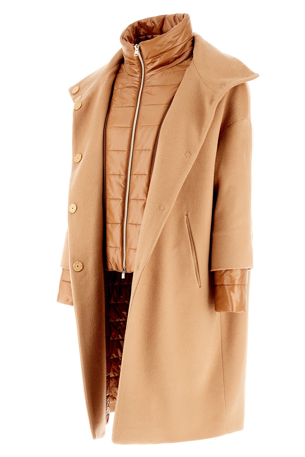 Cocoon Coat - Camel - 6