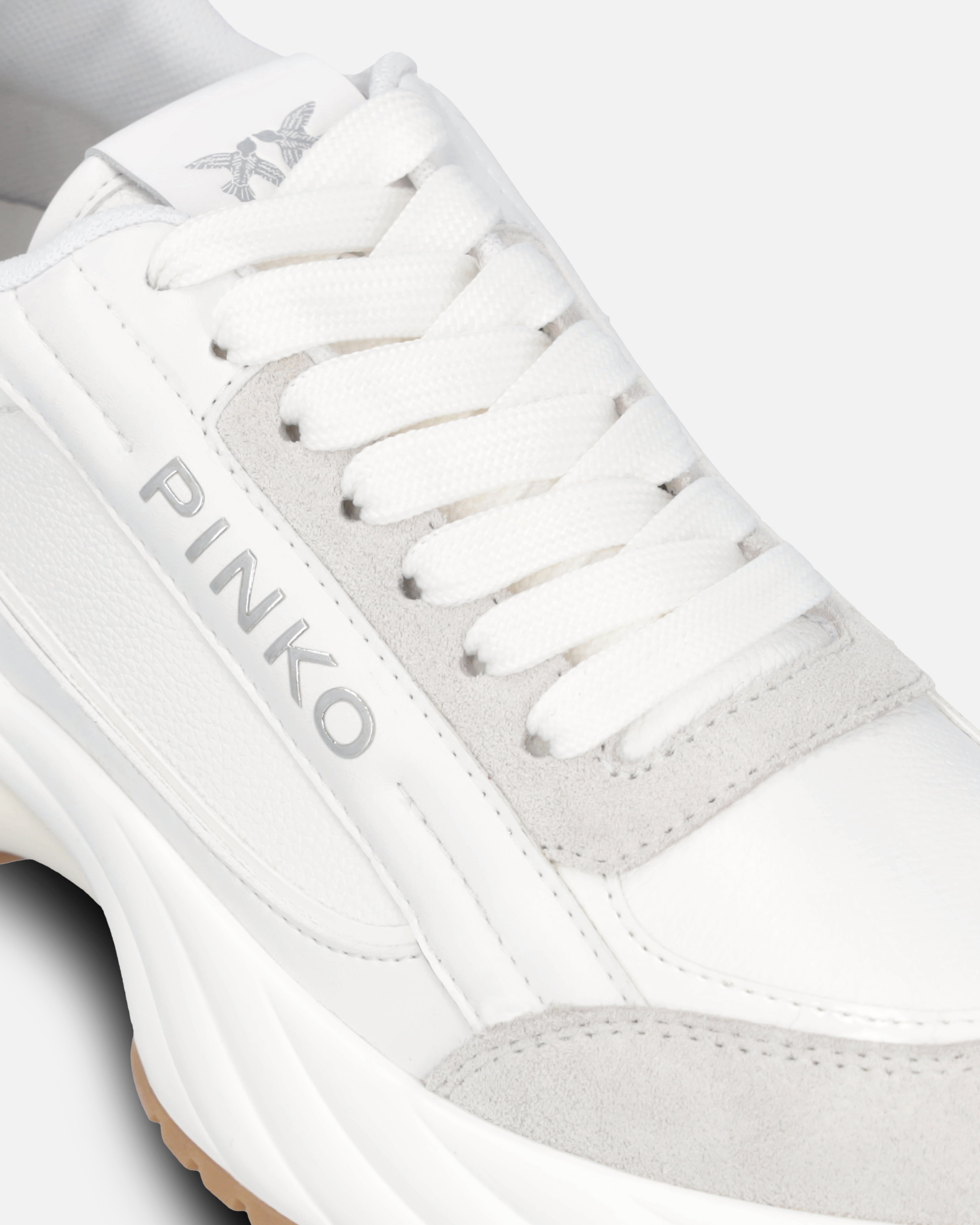 ARIEL LEATHER SNEAKERS WITH CONTRASTING DETAILS - 4