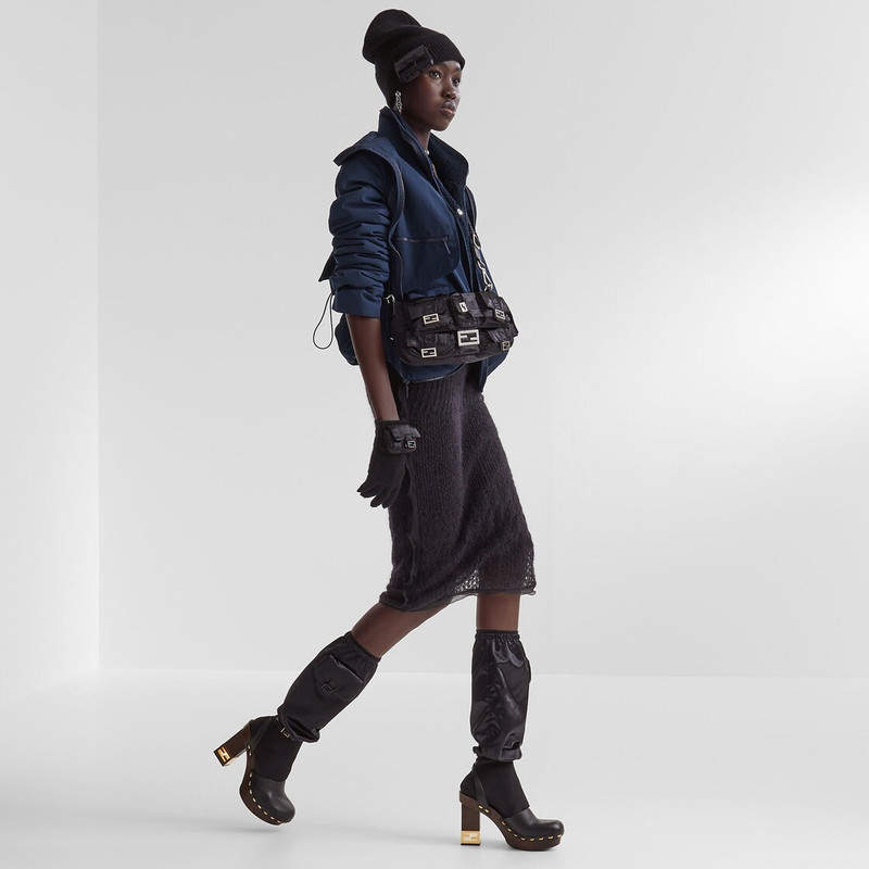 FENDI Black mohair dress outlook