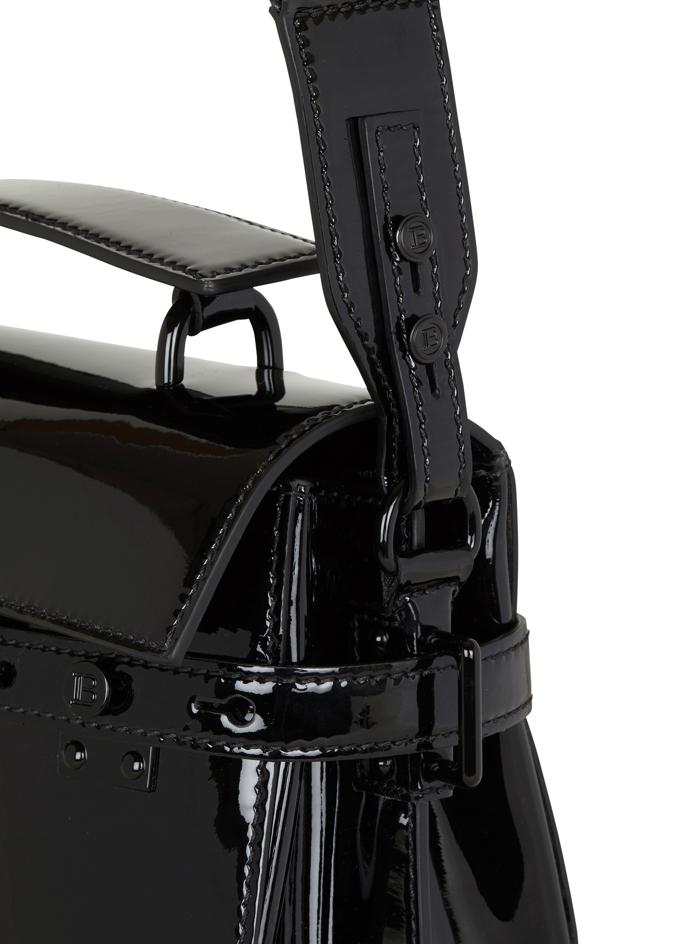 B-Buzz 23 patent leather bag - 5