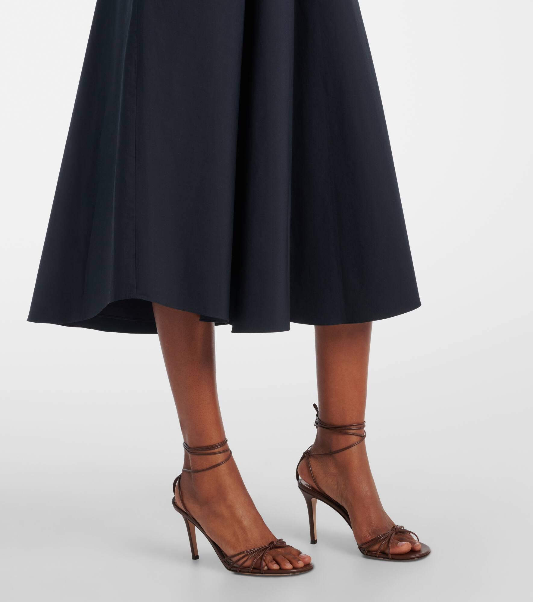Poplin Power cotton-blend shirt dress - 5