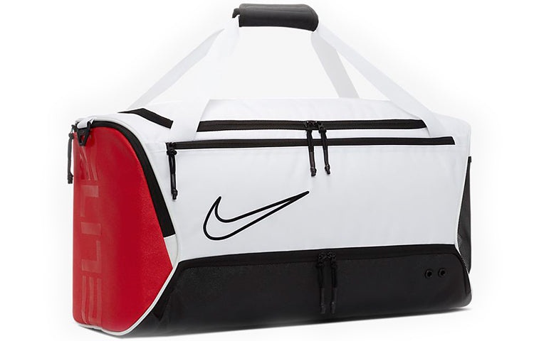 Nike Elite Basketball Duffel Bag 'White Black University Red' BA6163-100 - 2