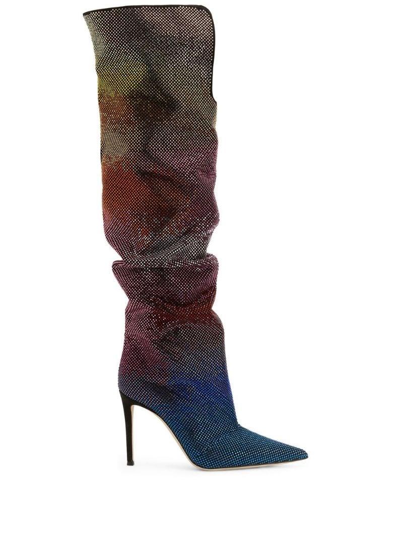 Gala Caleido metallic slouch boots - 1