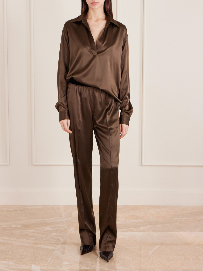 TOM FORD Silk-blend Satin Pants outlook