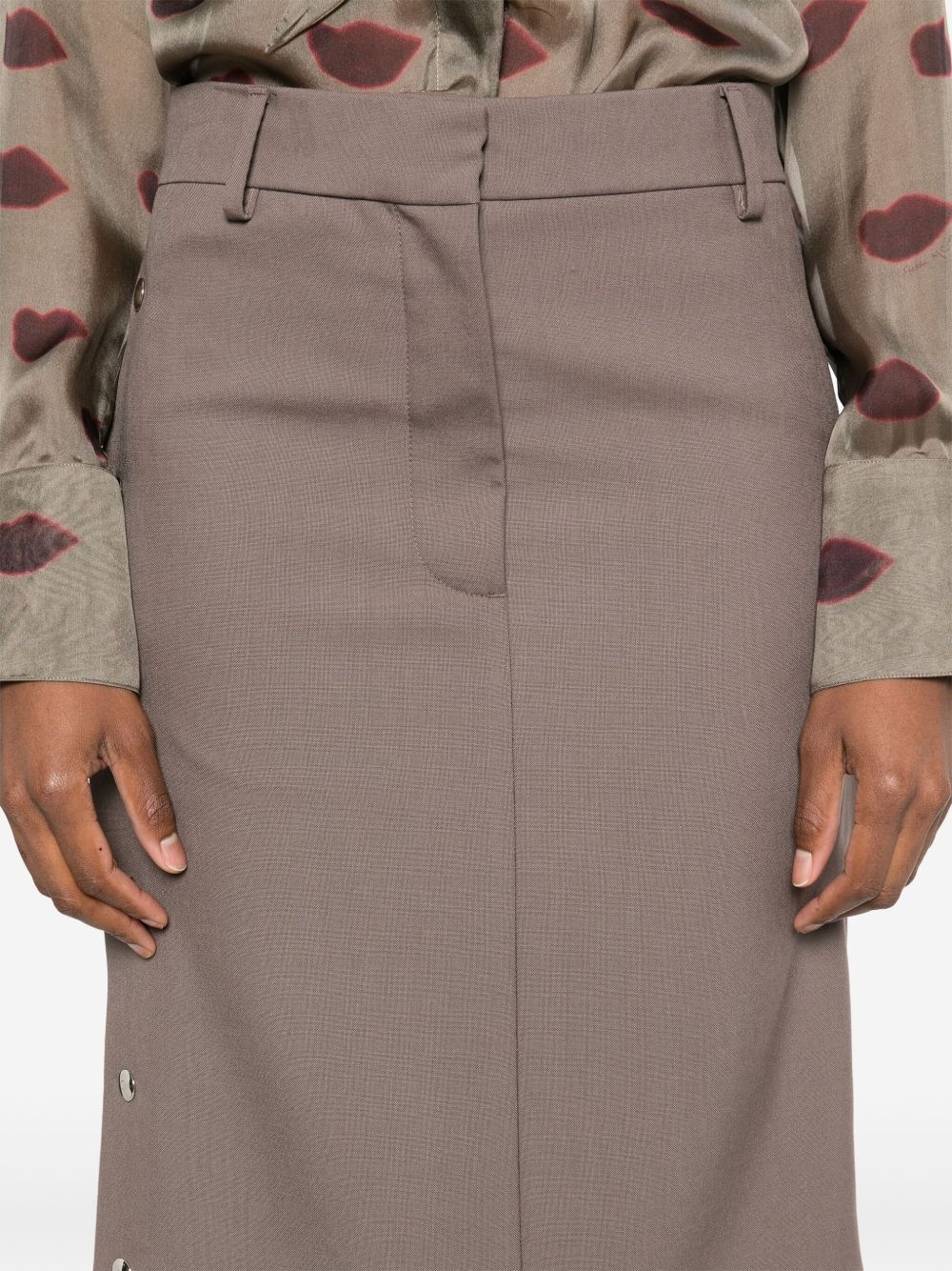 studded midi skirt - 5