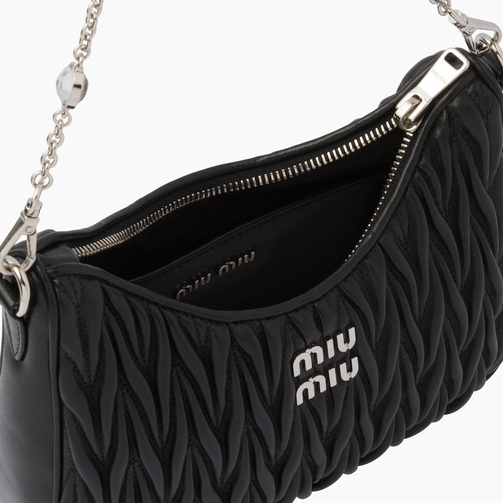 Matelassé nappa leather shoulder bag - 7