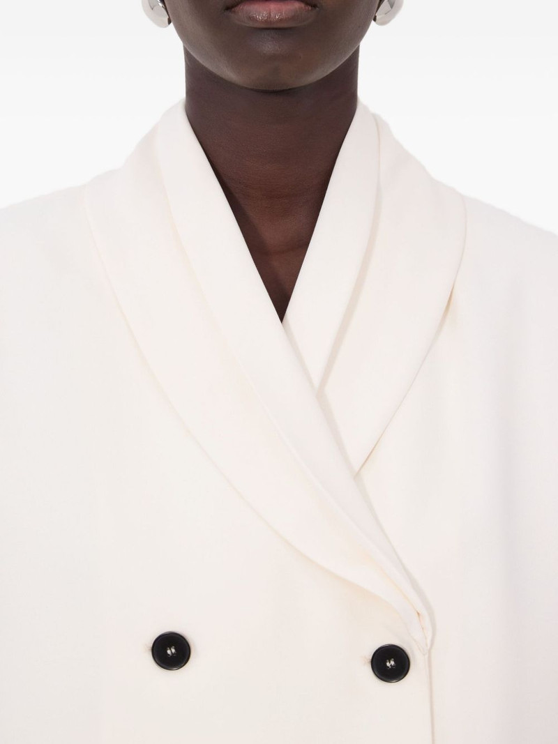 Jiha double-breasted shawl collar jacket 5