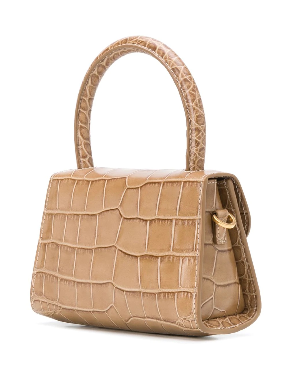 Croco Embossed mini tote bag - 3