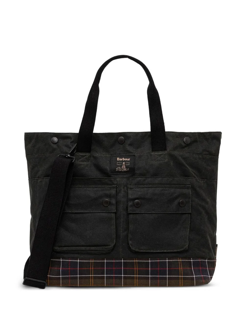 logo-patch tote bag - 1