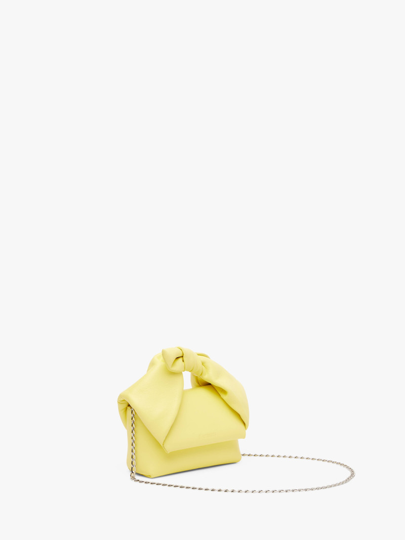 JW Anderson SMALL BOW TWISTER - LEATHER TOP HANDLE BAG outlook