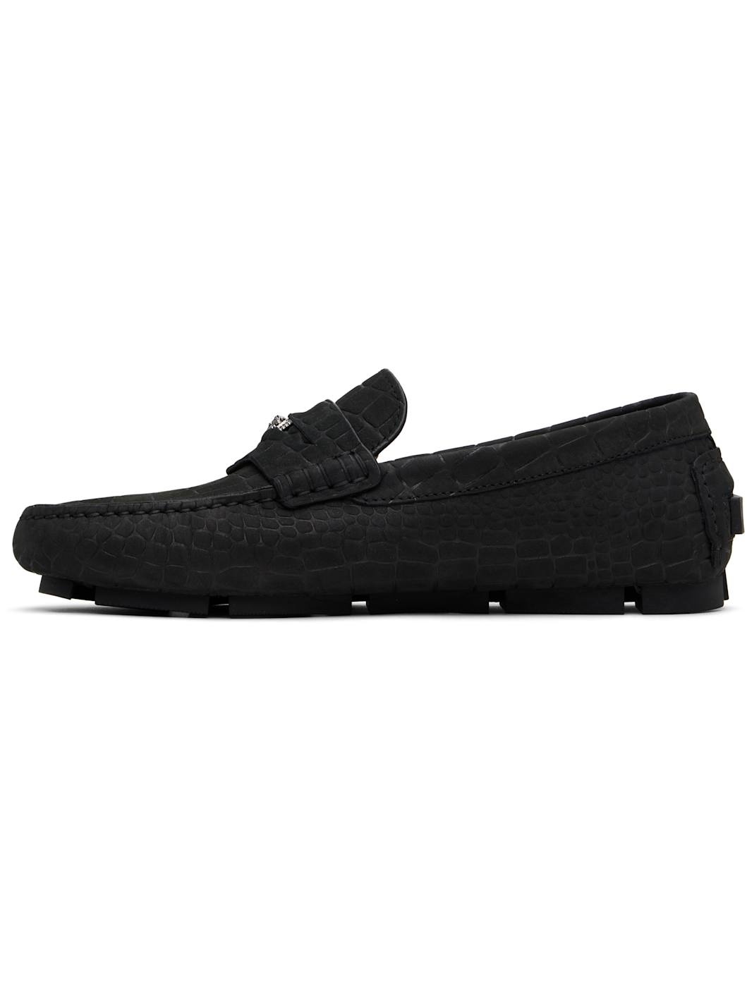 Black Driver Loafers - 3