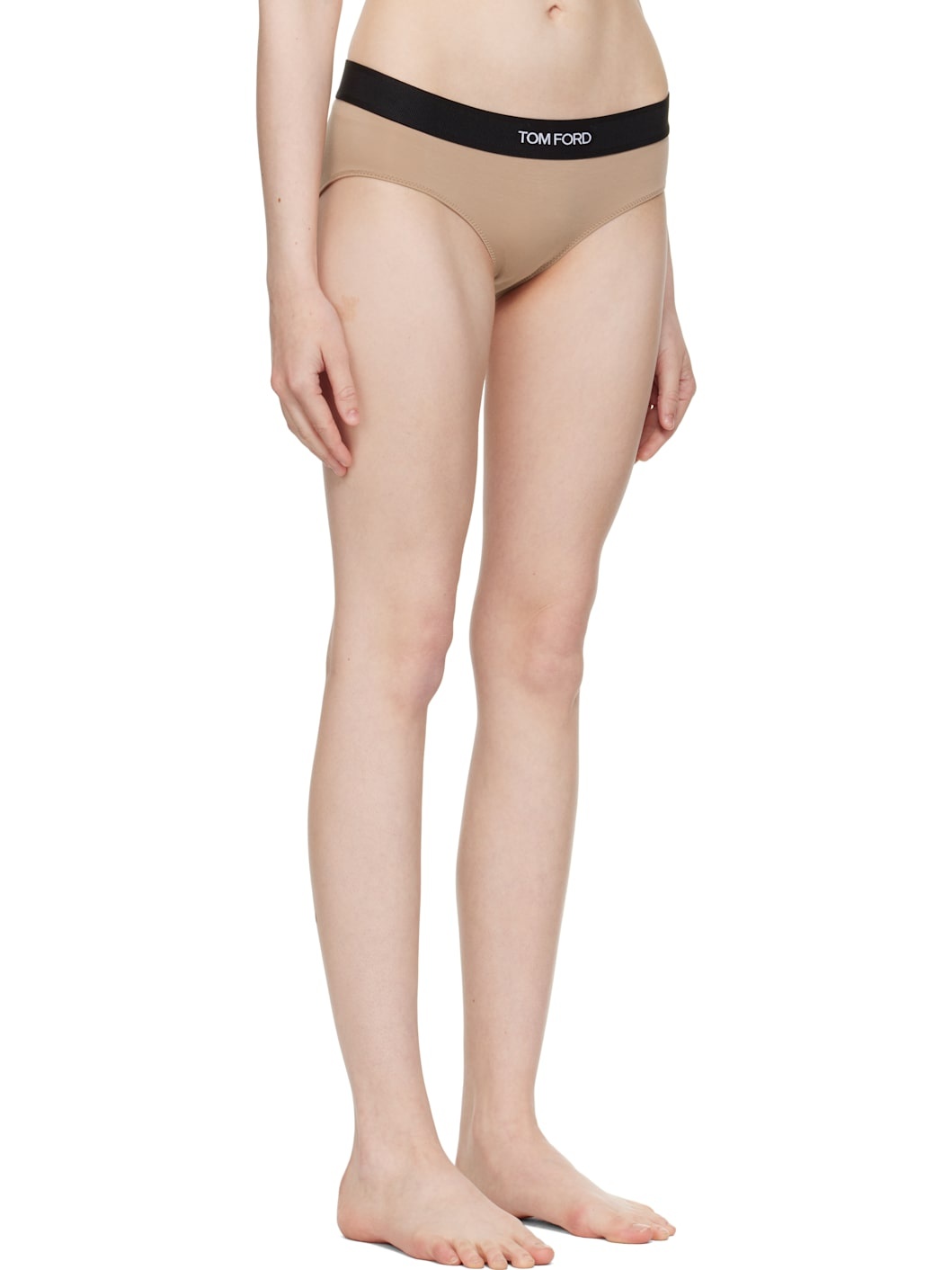 Beige Modal Signature Briefs - 2