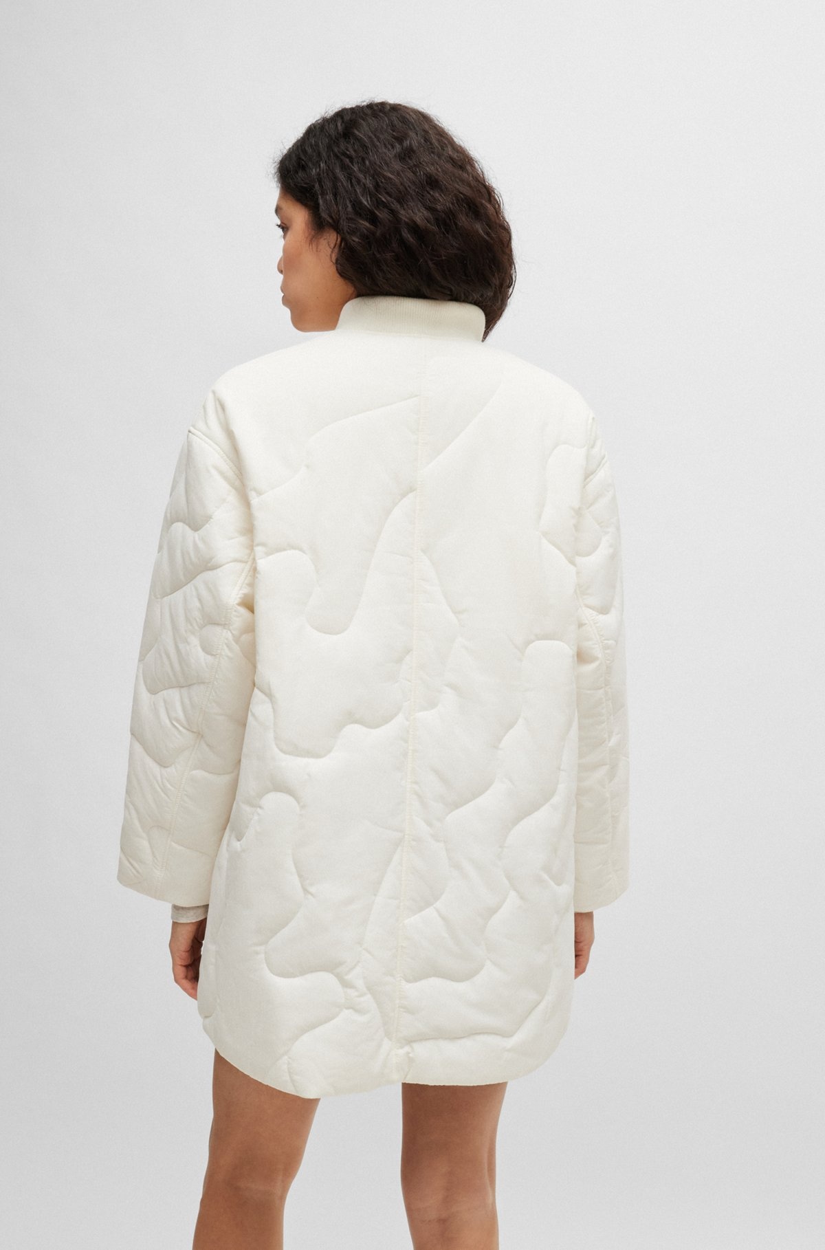 QUILTED JACKET WITH WATER-REPELLENT FINISH - 4