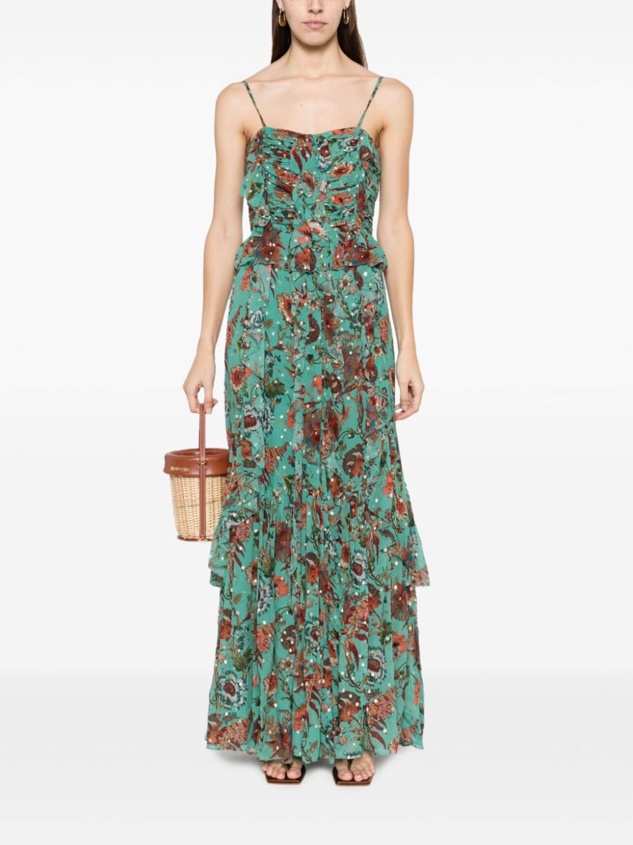 Colette floral-print maxi dress - 2