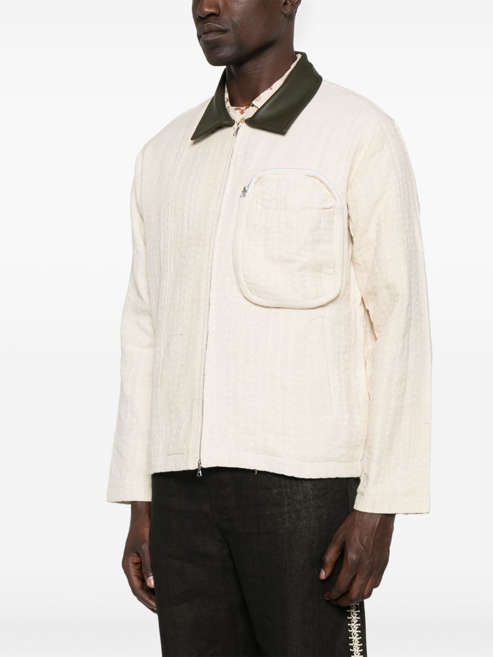 embroidered jacket - 3