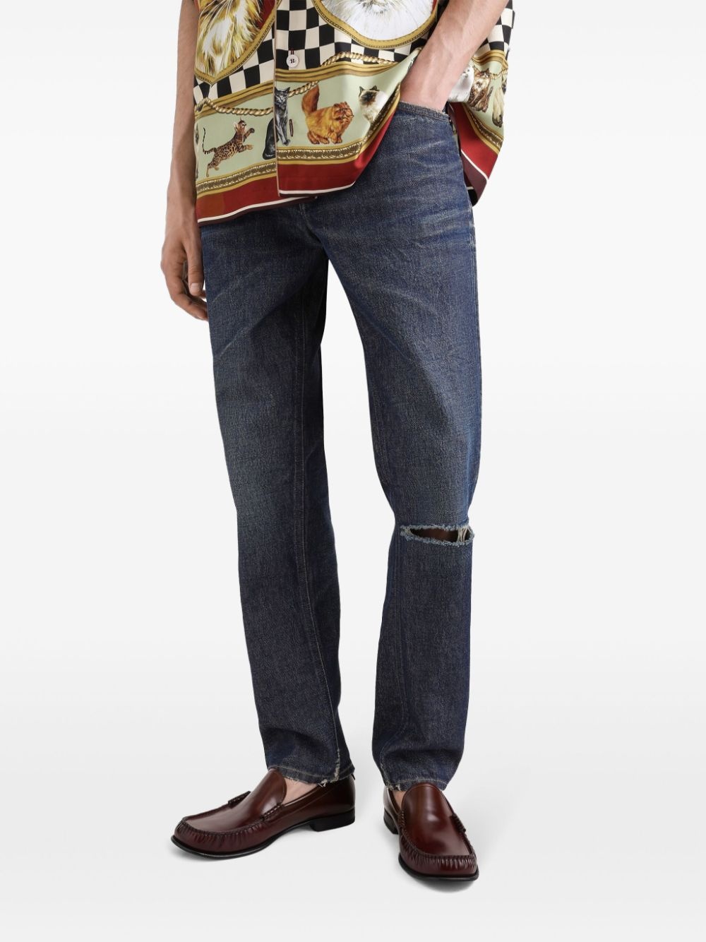 straight-leg jeans - 4