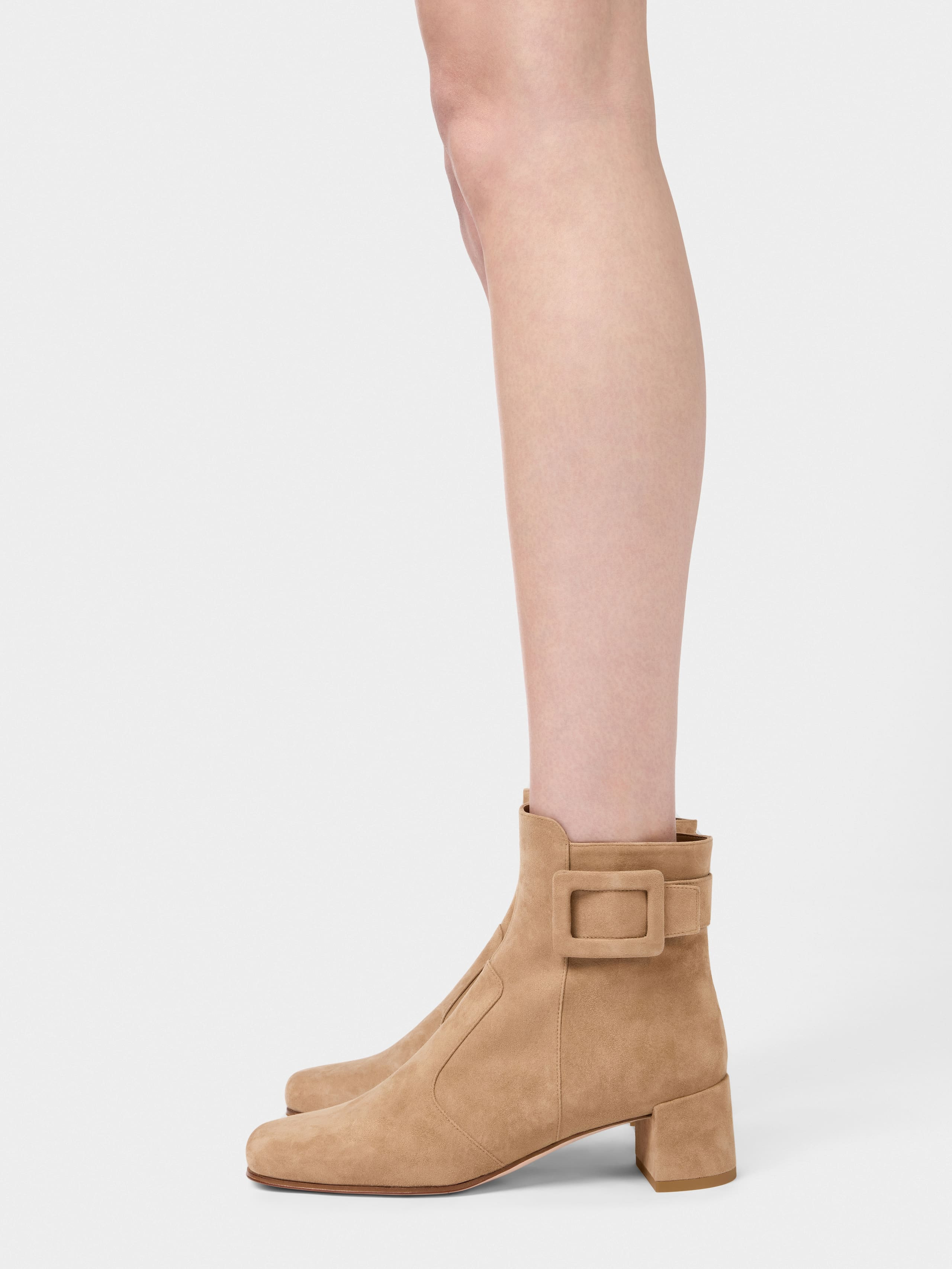 Très Vivier Booties in suede - 8