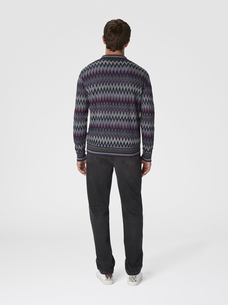 Zigzag Cardigan in Pure Wool 3