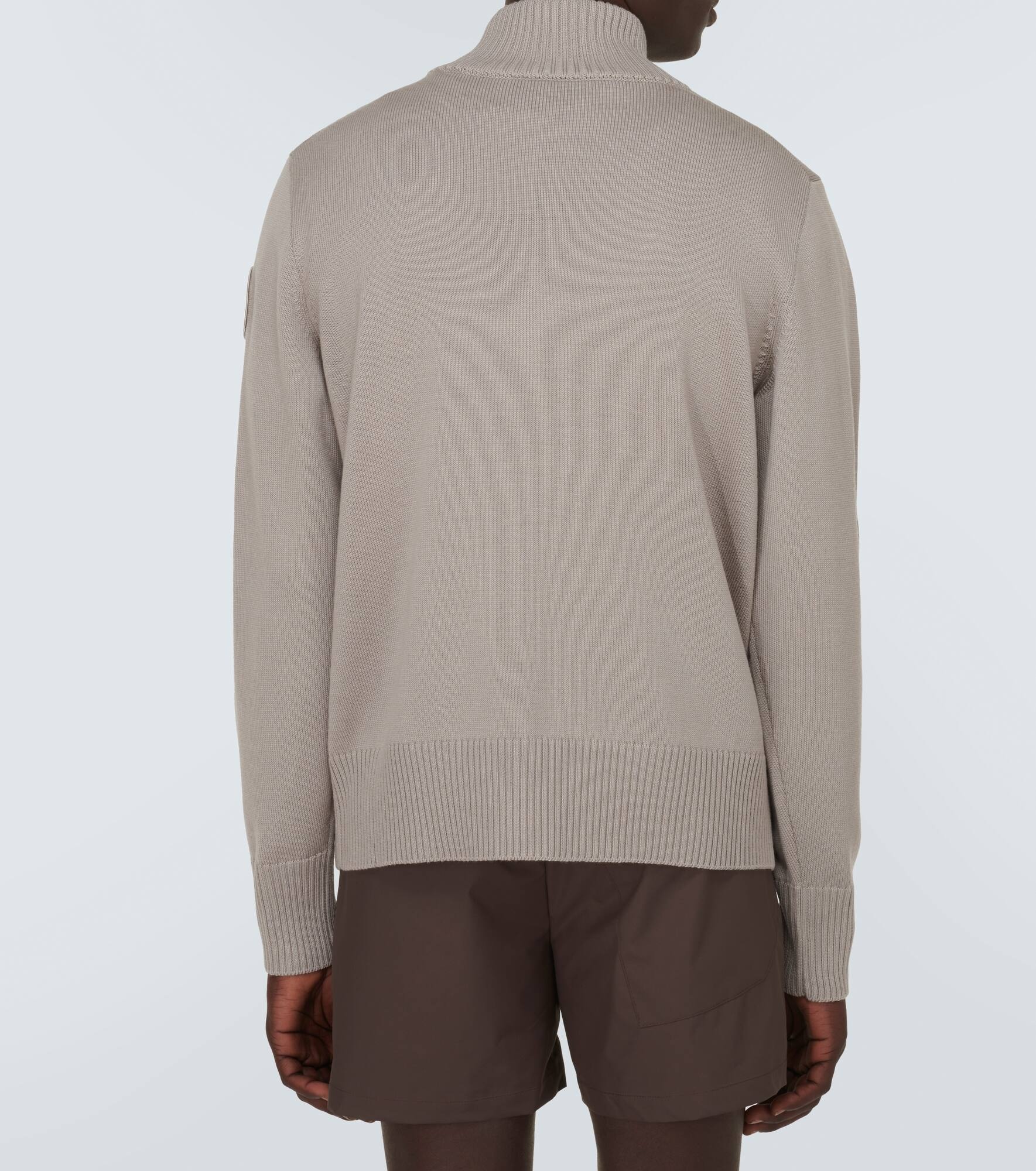 Rosseau wool half-zip sweater - 4