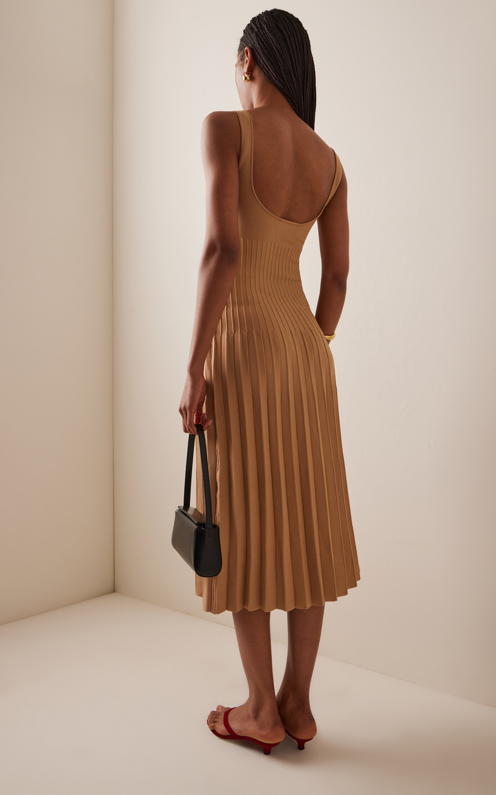 Ellison Knit Midi Dress taupe - 4
