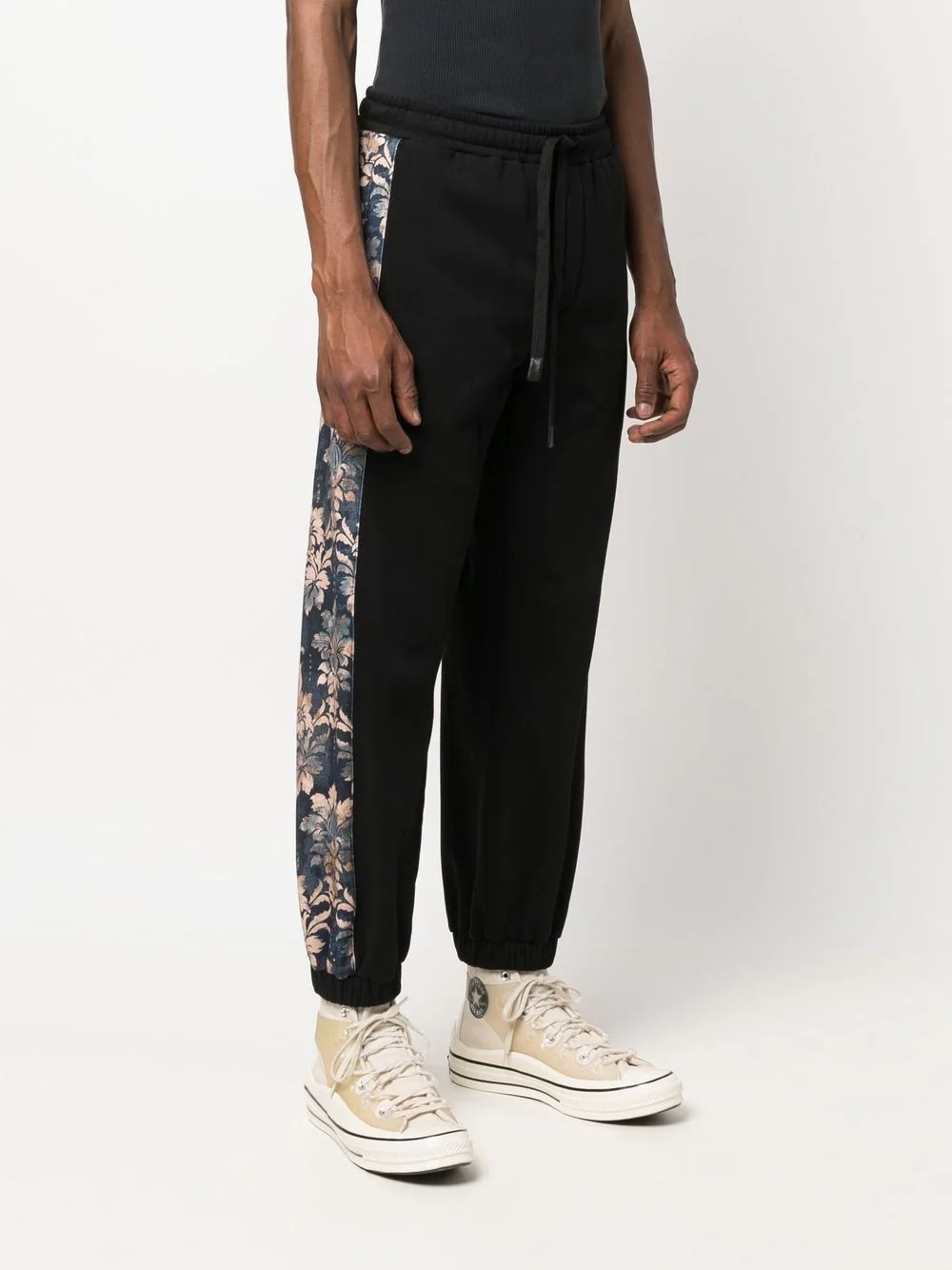 floral-stripe track pants - 3