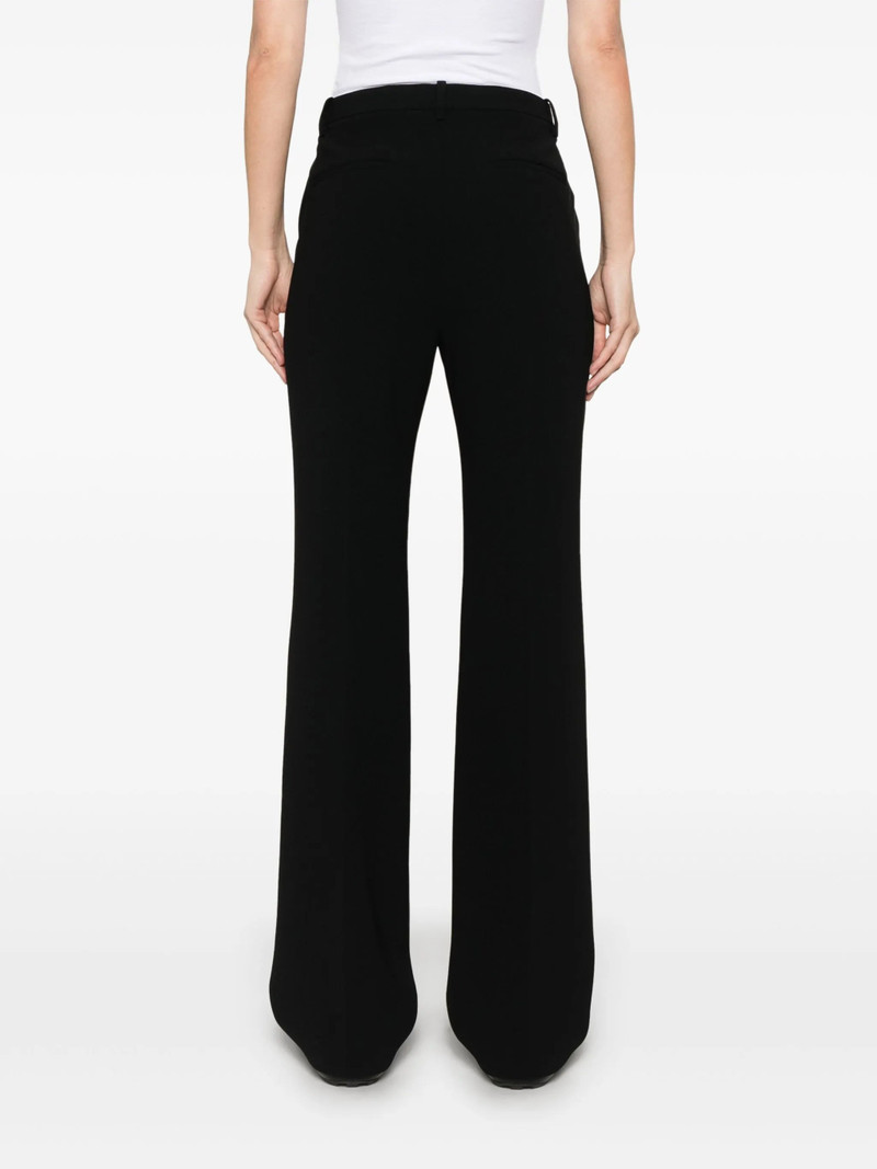 Theory straight-leg crepe trousers outlook