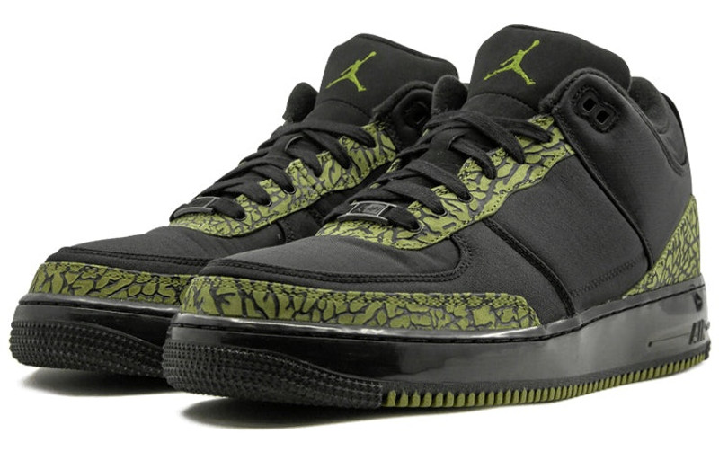 Jordan Air Jordan Fusion 3 LS 'Black Green' 333300-031 outlook