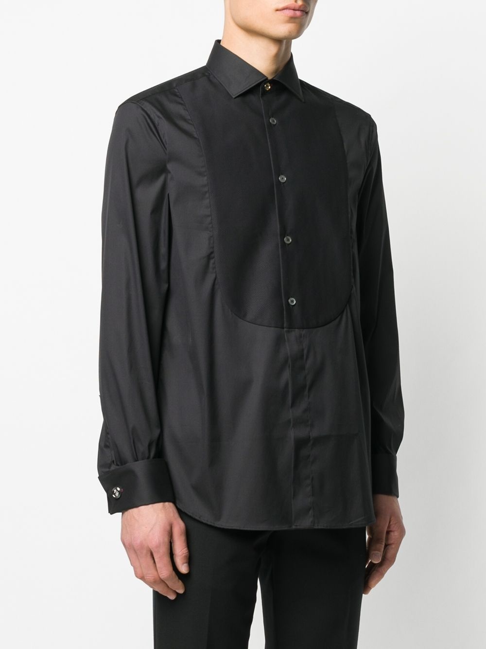 long sleeve bibbed shirt - 3