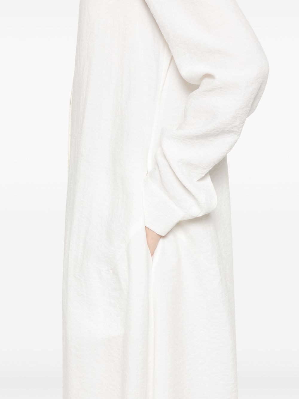 parachute maxi shirt dress - 5