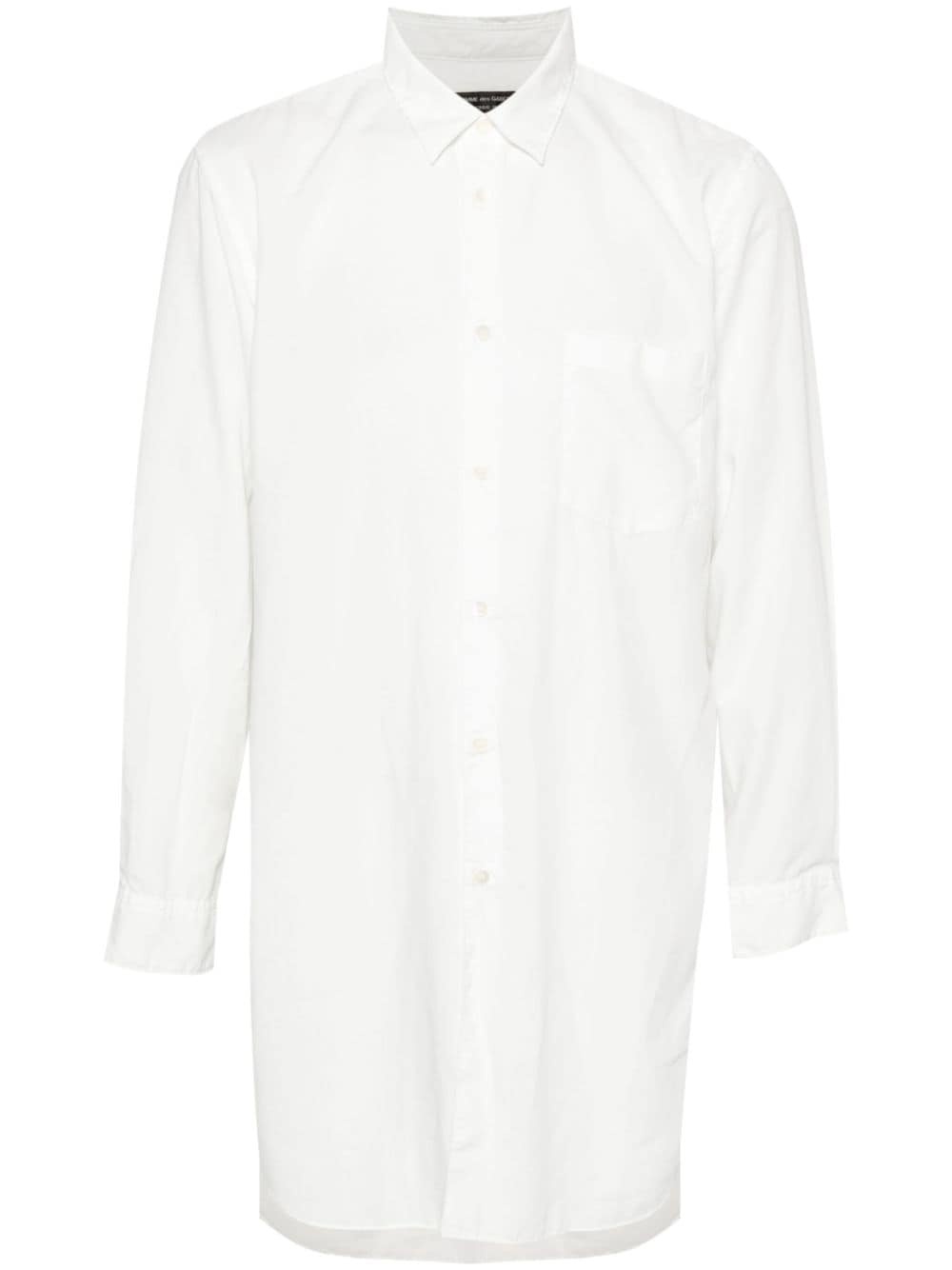 chest-pocket button-up shirt - 1