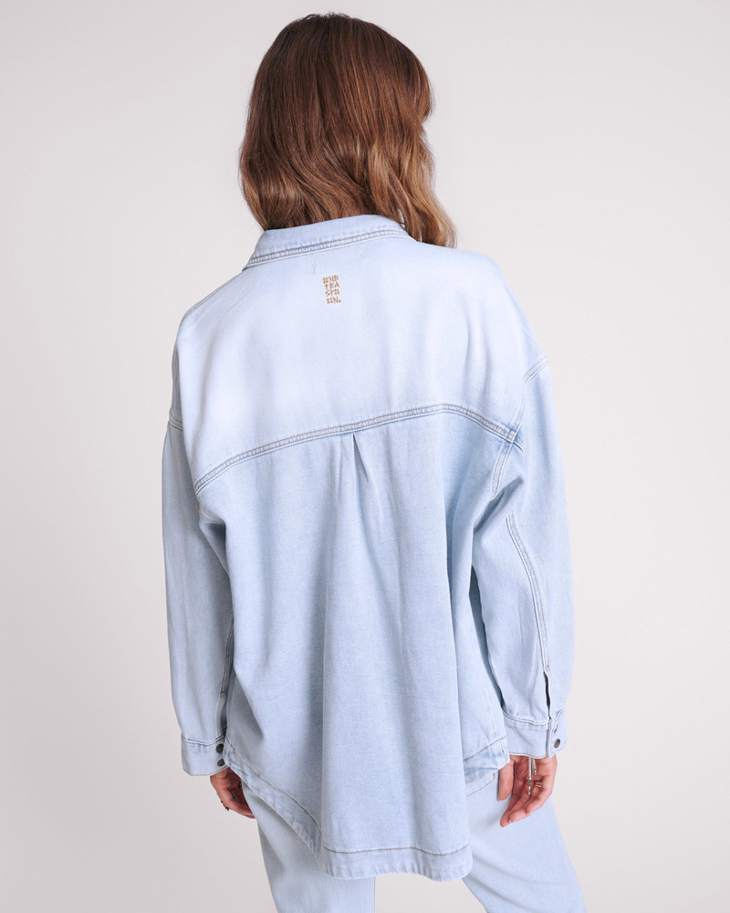 Longline Denim Jacket - Hustler 4