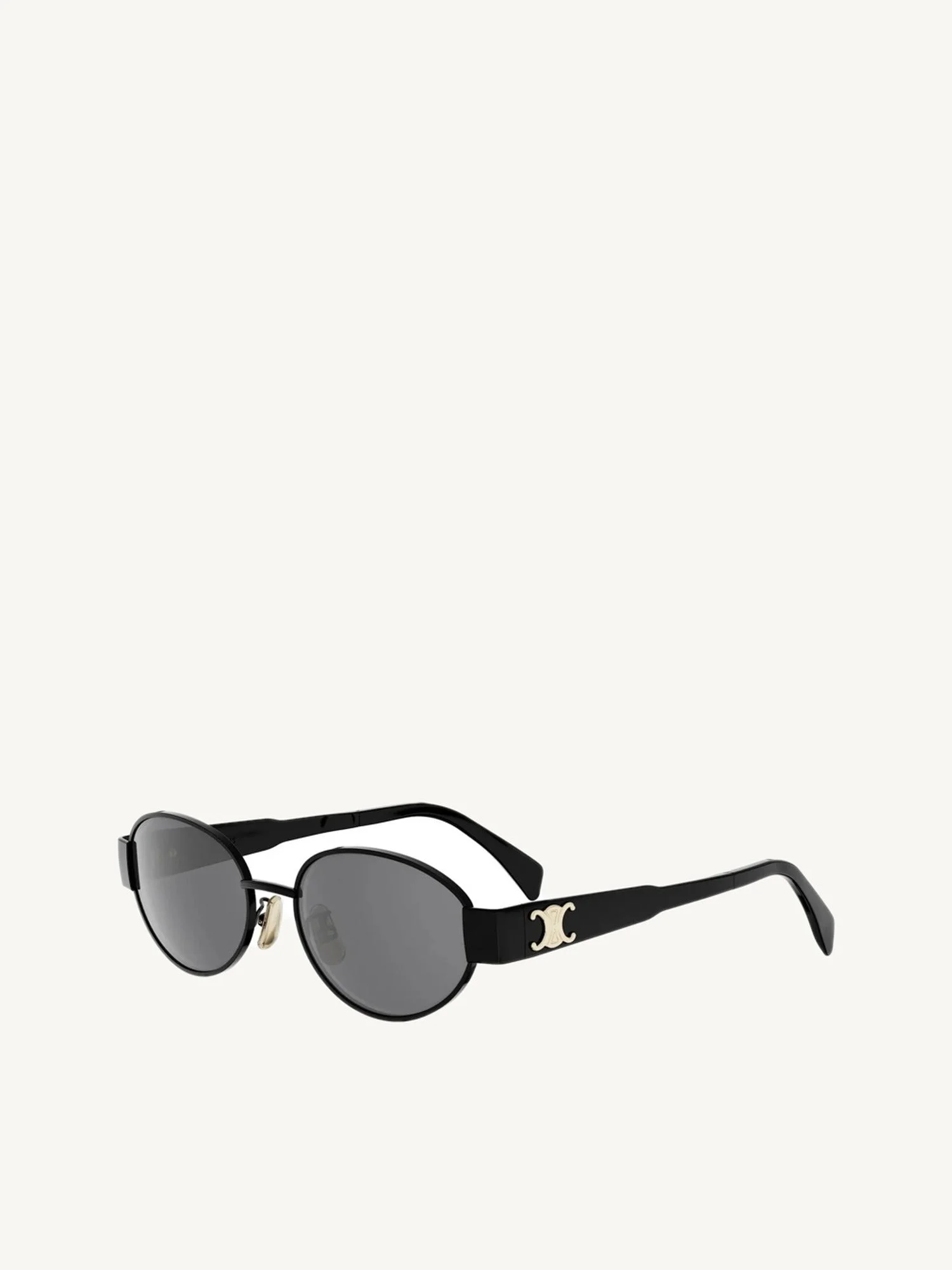 CL40235U Metal Sunglasses in Black/Gold - 1